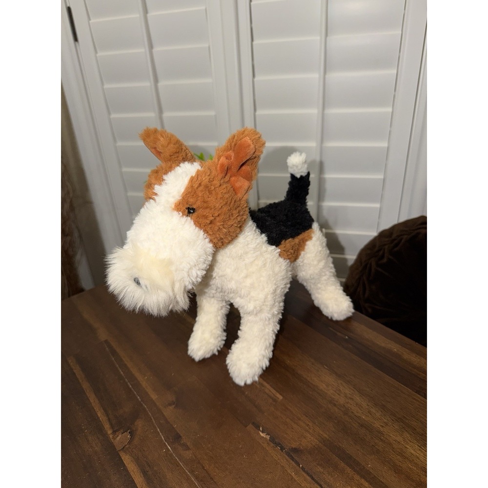Jellycat Hector Fox Terrier Retired Puppy Dog Plush Toy Stuffed Animal